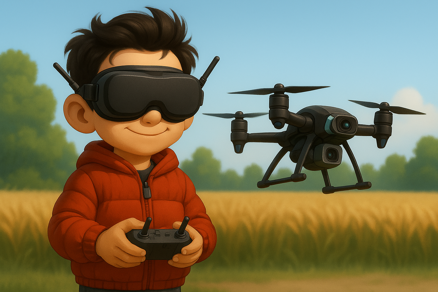 آموزش پرواز با پهپادهای FPV